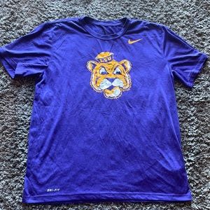 Nike LSU tiger head Dri-Fit t-shirt